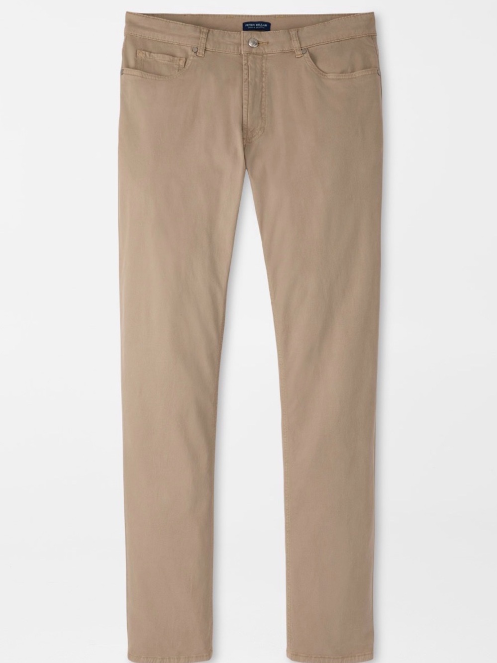 Peter Millar Wayfare Five-Pocket Pant in Khaki Tan